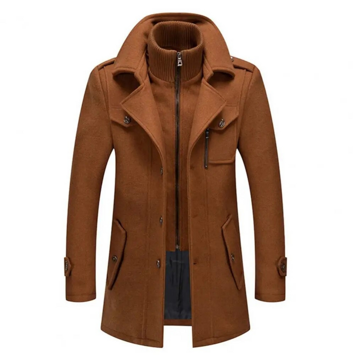 W&W Mode | Moderigtig Doppelkragenjacke Für Männer