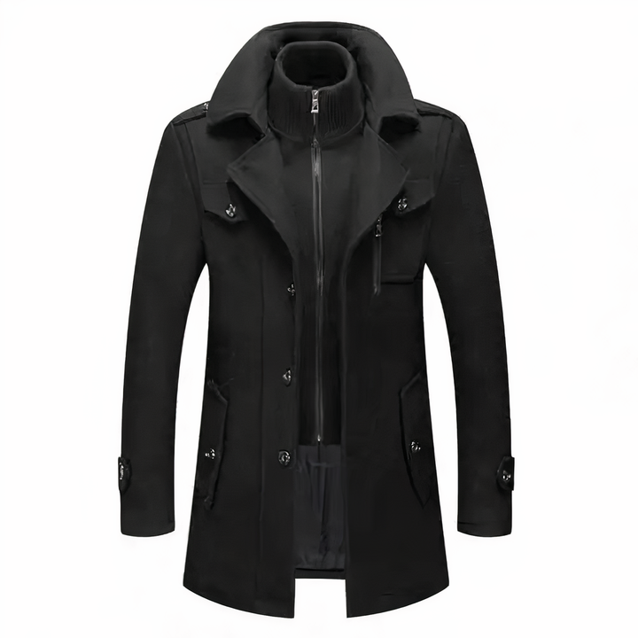 W&W Mode | Moderigtig Doppelkragenjacke Für Männer