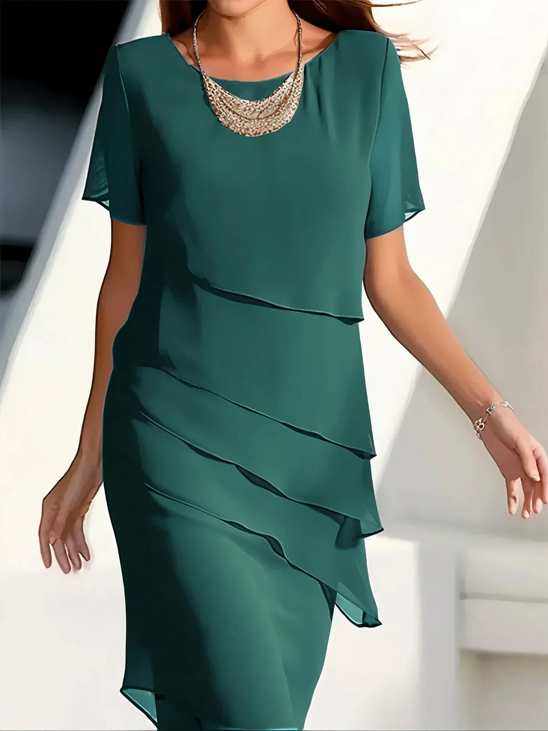 W&W Mode | Elegantes Lagenkleid