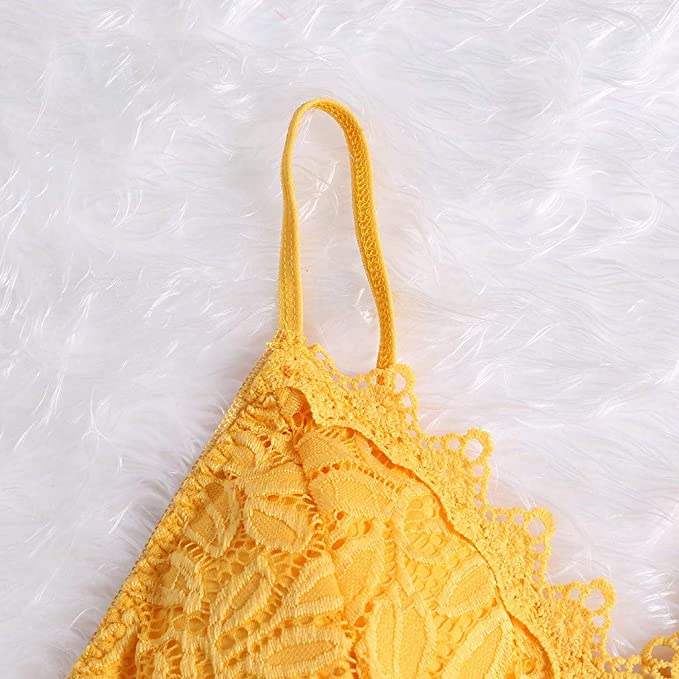 W&W Mode | Verführerisches Spitzen Bralette Crop Top