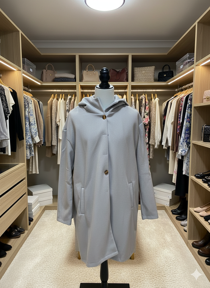 W&W Mode Amsterdam | Eleganter Modemantel  für Damen (neueste Kollektion)