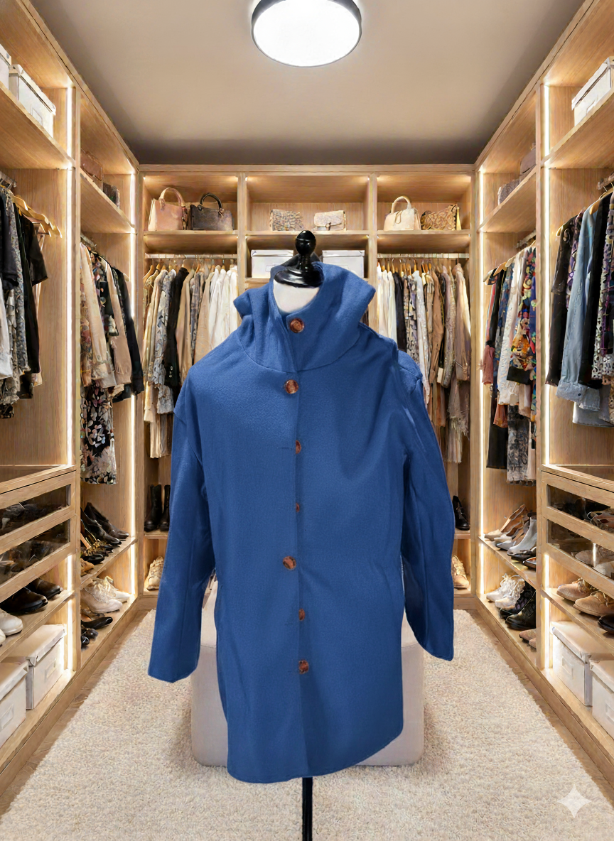 W&W Mode Amsterdam | Eleganter Modemantel  für Damen (neueste Kollektion)