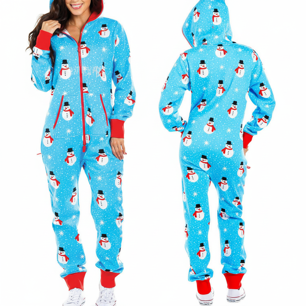 W&W Mode | Verrückter Weihnachts-Pyjama - Damen