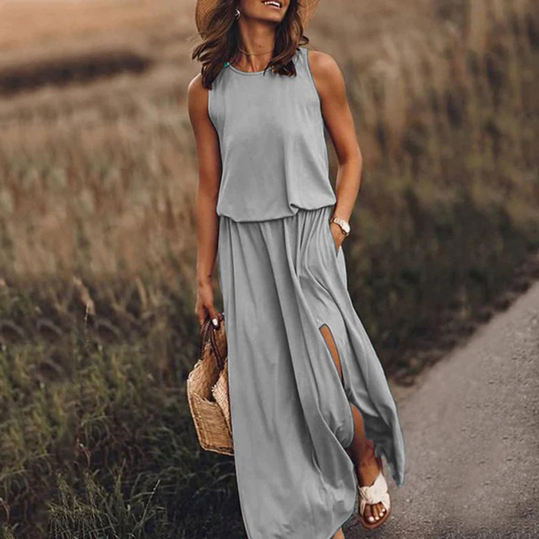 W&W Mode - Lässiges Sommerkleid mit Schlitz