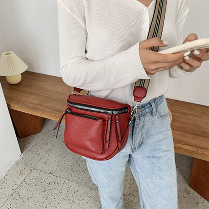 Handliche Schultertasche - praktische Crossbody-Tasche für unterwegs