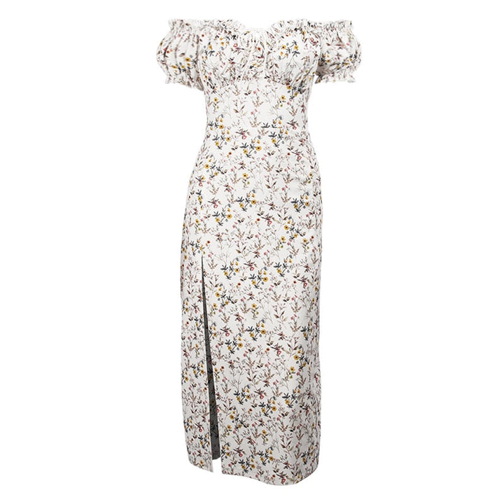 W&W Mode - Maxikleid mit puffärmel