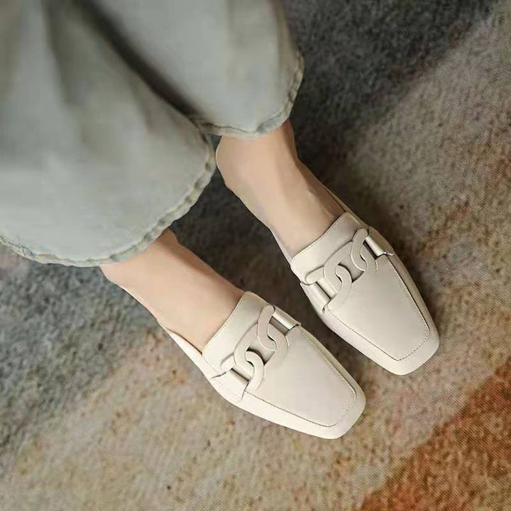 W&W Mode | Bequeme Schuhe mit Mittlerem Absatz und Fußgewölbeunterstützung