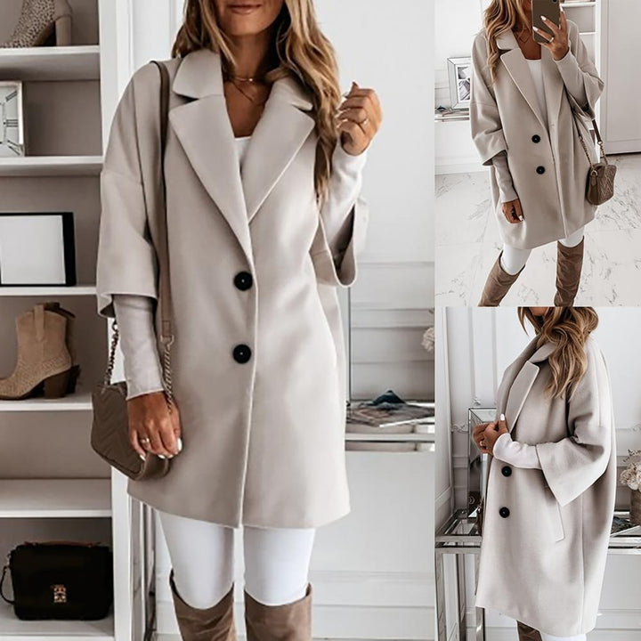 W&W Mode Mantel | Eleganter trendiger langer Mantel für Frauen