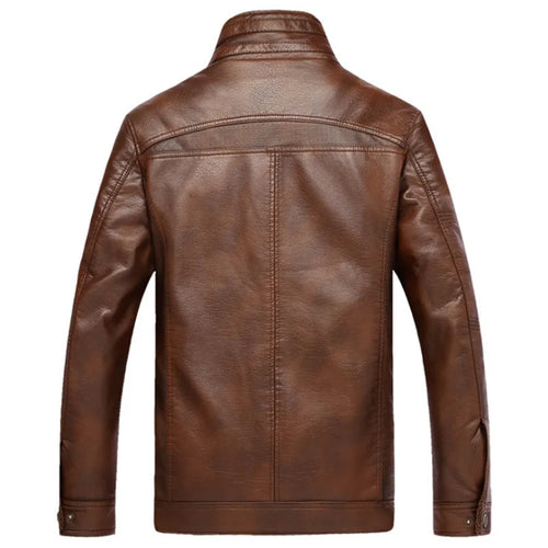 W&W Mode | Herren Lederjacke Im Weinlese Stil