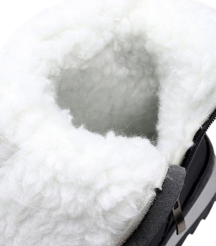 W&W Mode - Gefütterte Winter-Schneestiefel, Rutschfest & Wasserdicht