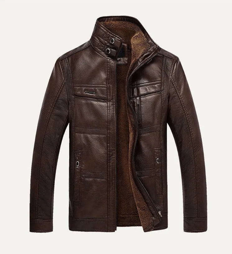 W&W Mode | Herren Lederjacke Im Weinlese Stil
