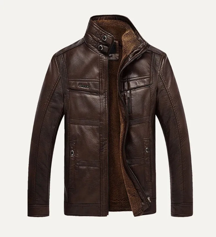 W&W Mode | Herren Lederjacke Im Weinlese Stil