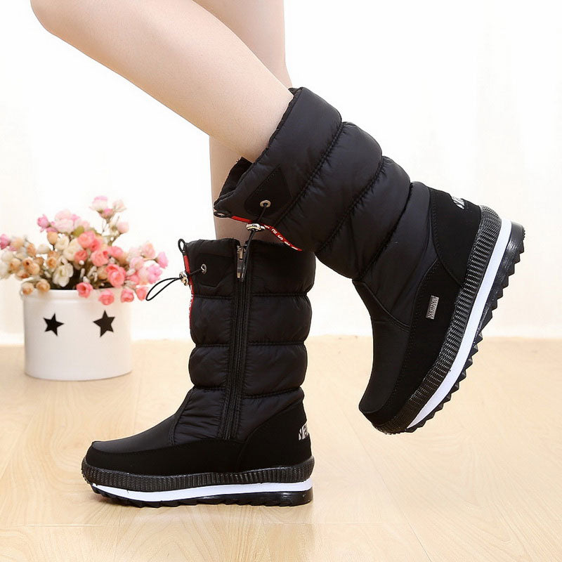 W&W Mode | Wasserfeste rutschfeste Winterstiefel für Damen