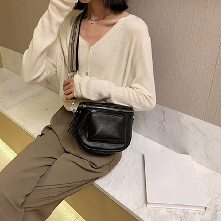 Handliche Schultertasche - praktische Crossbody-Tasche für unterwegs