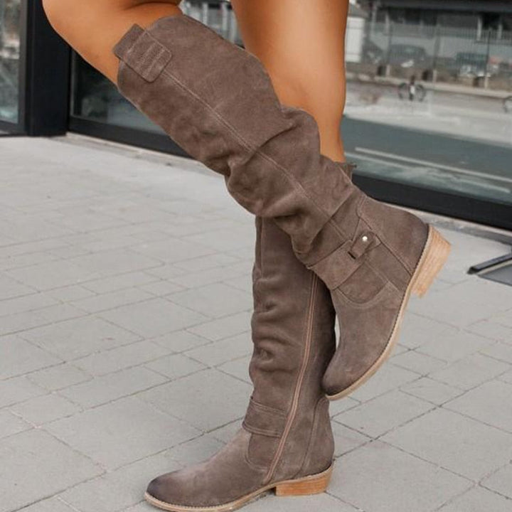 W&W Mode | Warme Wildlederstiefel - Gemütliche Winterschuhe