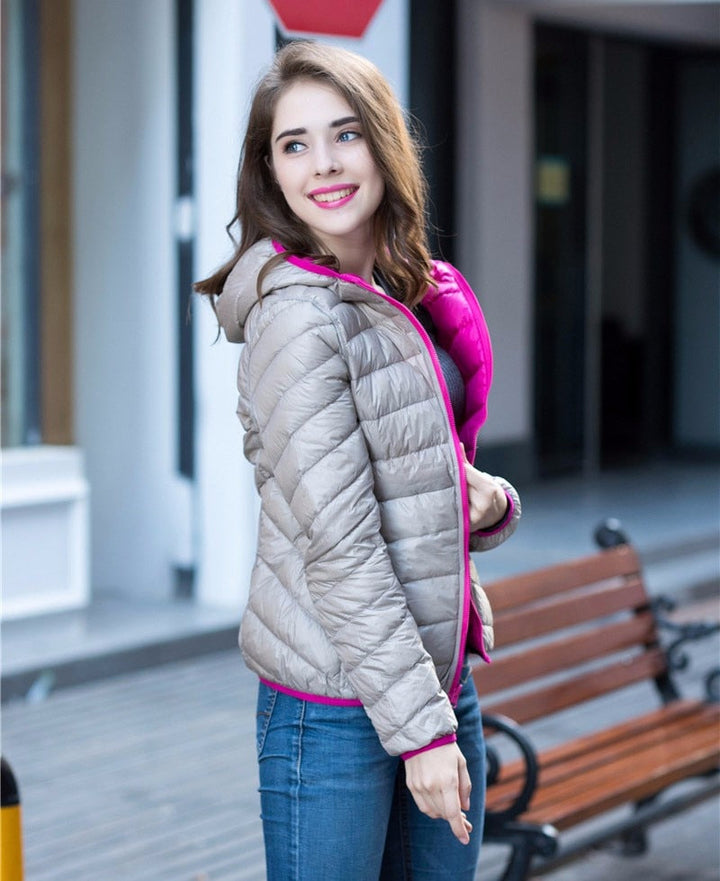 W&W Mode | Wendbare Ultra Leichte Daunenjacke