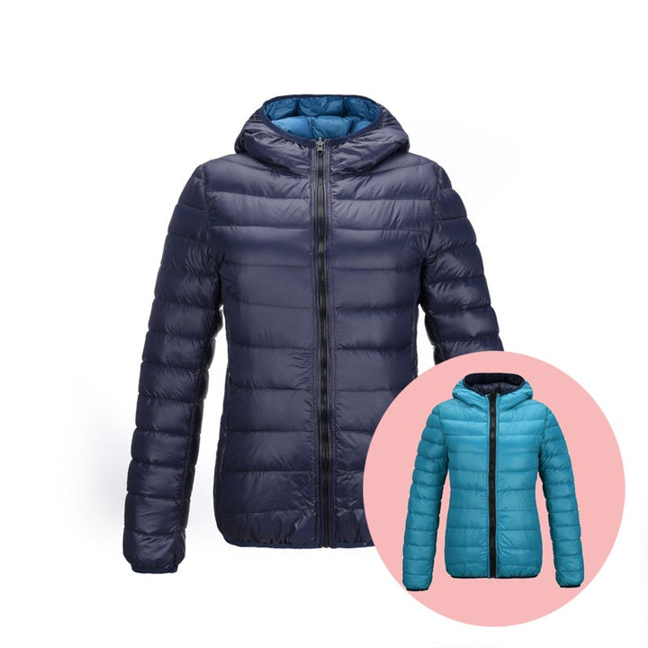 W&W Mode | Wendbare Ultra Leichte Daunenjacke