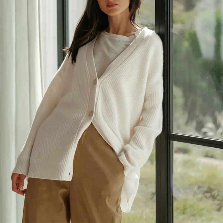 W&W Mode Chic- Kaschmir Strickjacke