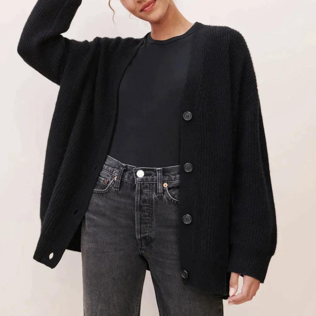 W&W Mode Chic- Kaschmir Strickjacke