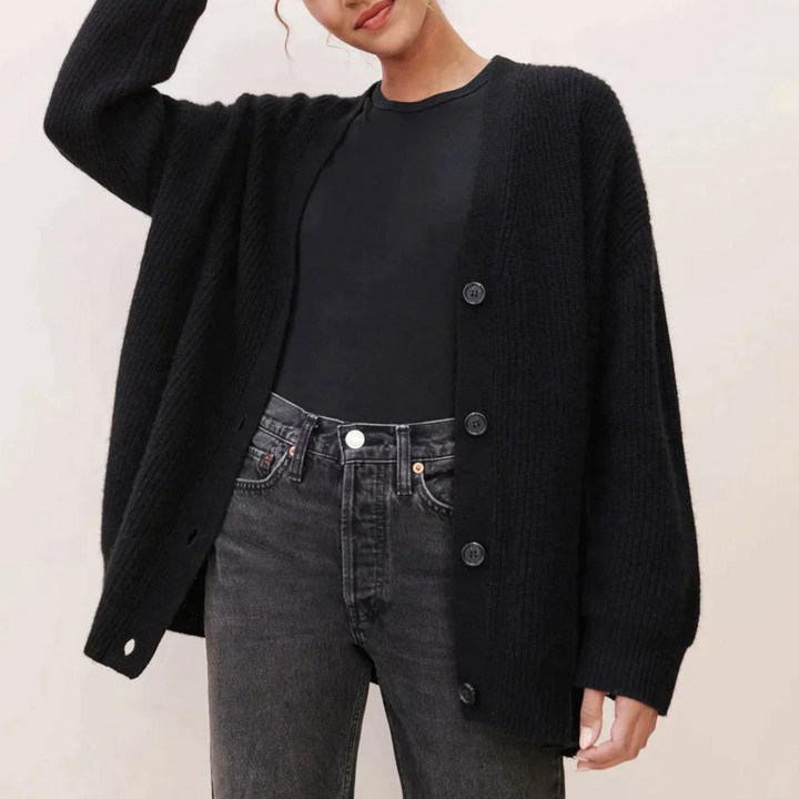W&W Mode Chic- Kaschmir Strickjacke