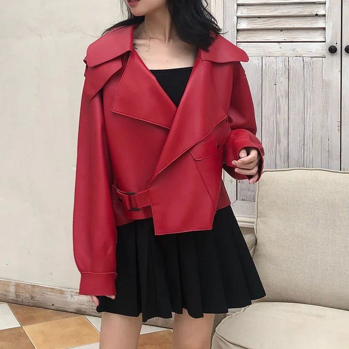 W&W Mode | Retro Stilvolle Lederjacke