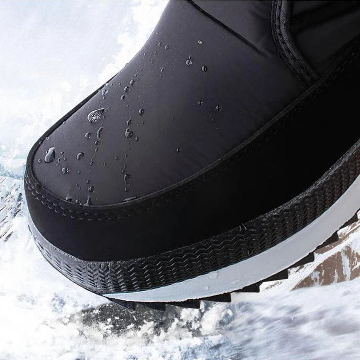 W&W Mode - Gefütterte Winter-Schneestiefel, Rutschfest & Wasserdicht
