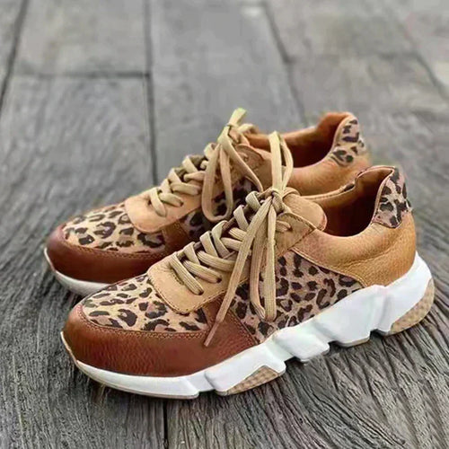 W&W Mode - Ortopädische Leopardenschuhe mit extra Unterstützung
