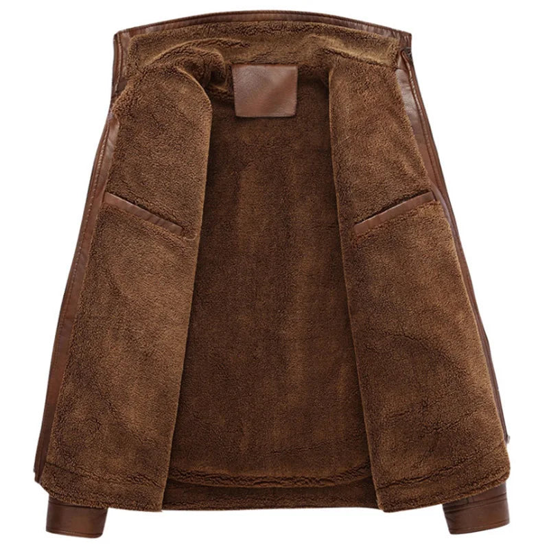 W&W Mode | Herren Lederjacke Im Weinlese Stil