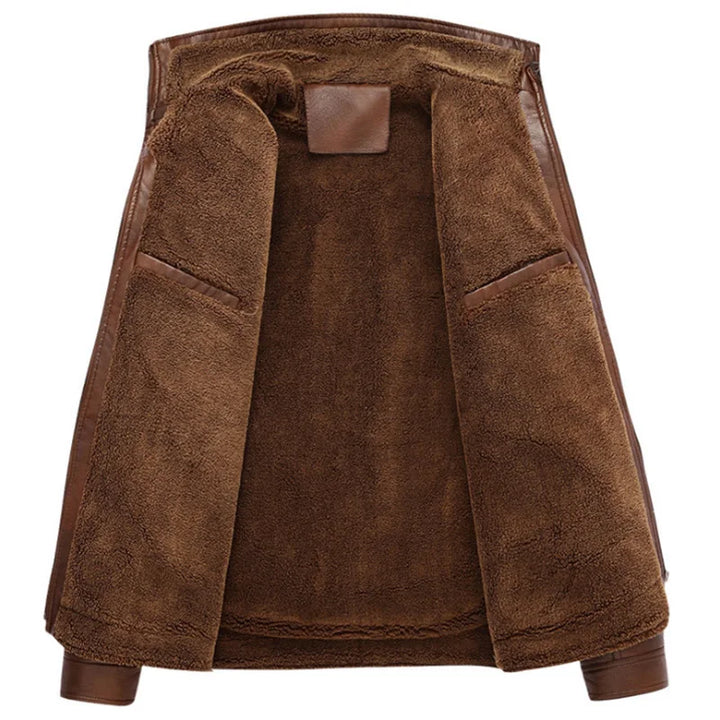 W&W Mode | Herren Lederjacke Im Weinlese Stil
