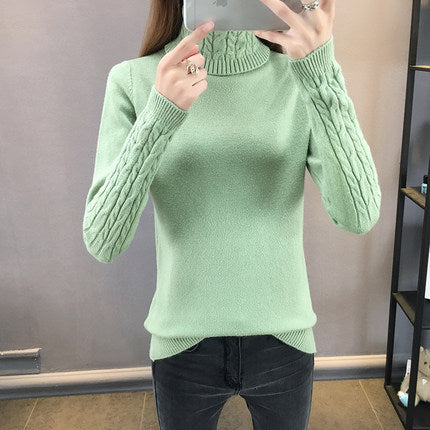 W&W Mode | Weicher Hochgeschlossener Pullover Mit Kaschmir Gefühl