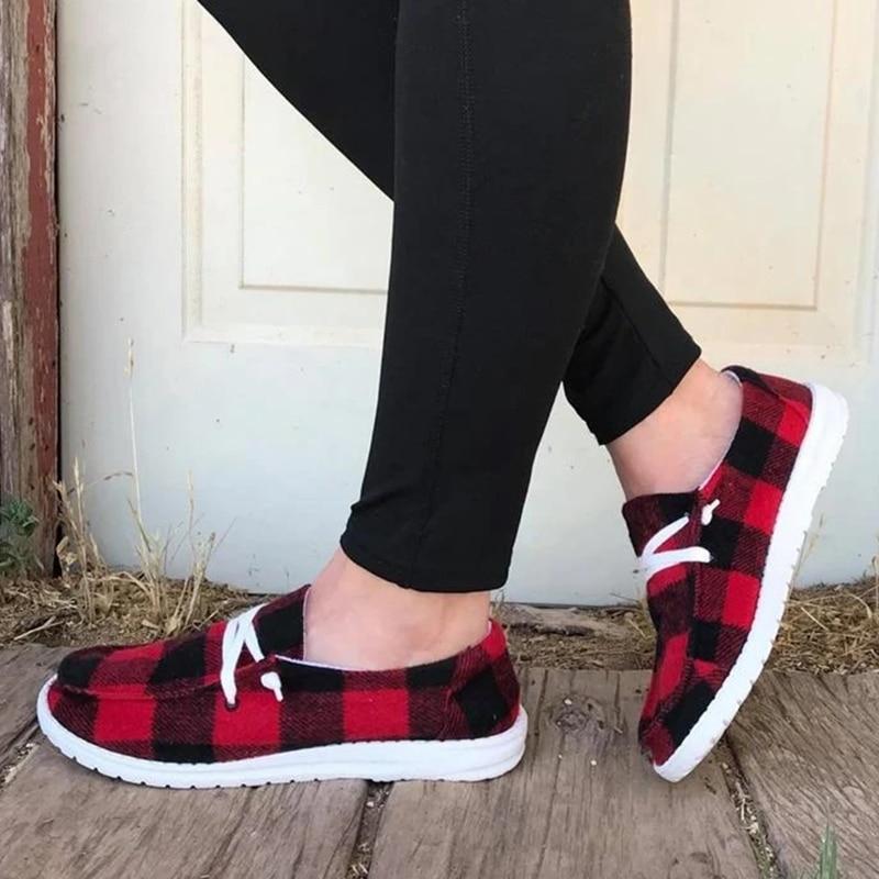 W&W Mode | Canvas Schnürschuhe für Damen