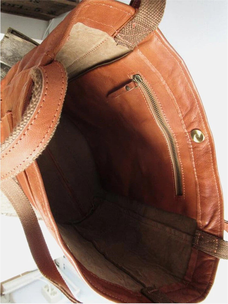 W&W Mode | Damenmode Weiche PU-Ledertasche mit großer Kapazität