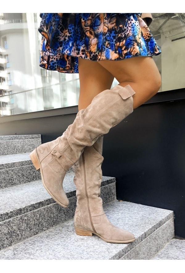W&W Mode | Warme Wildlederstiefel - Gemütliche Winterschuhe