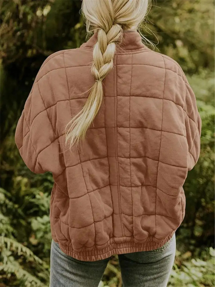 W&W Mode | Übergangsjacke Übergröße Dicke Damenjacke