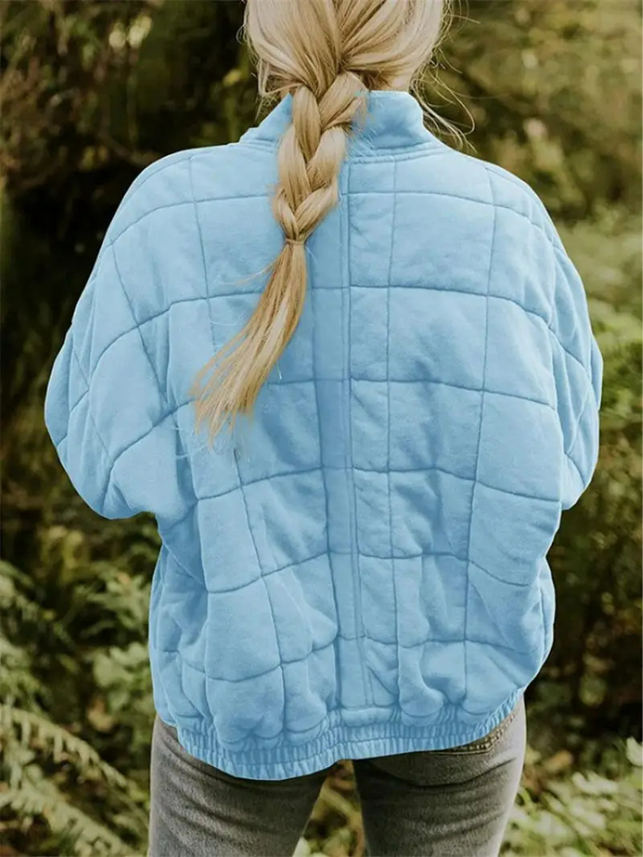 Übergangsjacke für Damen, oversized und warm wattiert
