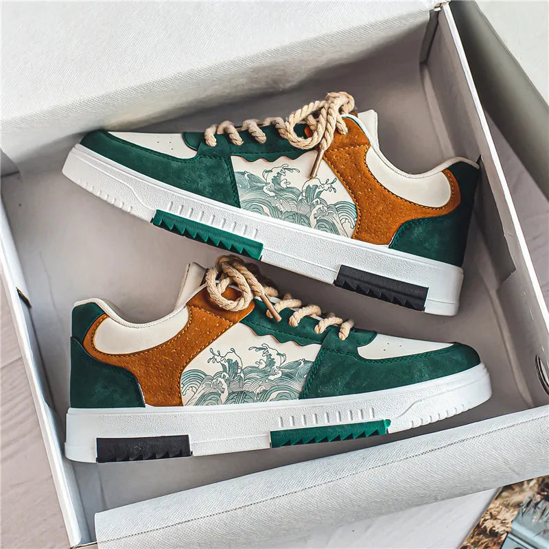 W&W Mode | Schnürschuhe Alltag Skate Schuhe Herrenschuhe