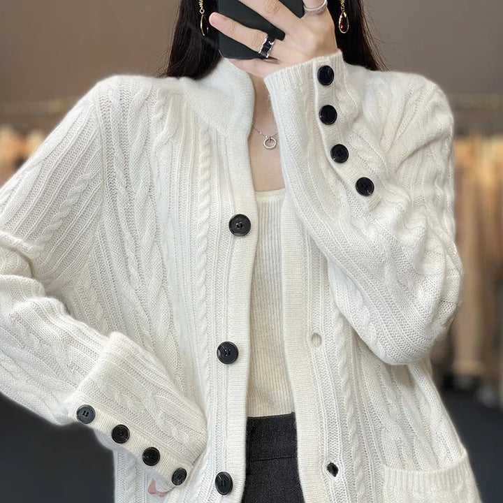 W&W Mode | Witte Strickpullover für Damen - Stilvoller und Bequemer Pullover