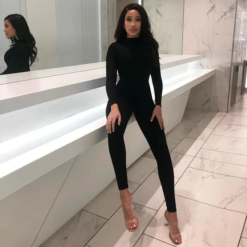 Lässiger Skinny Fashion Jumpsuit