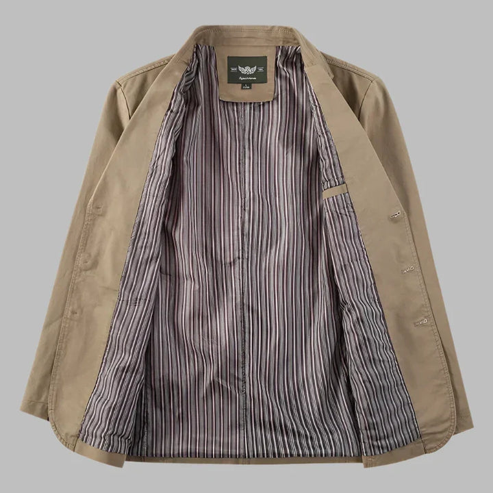 W&W Mode | Herbstlicher Herrenblazer Mit Knöpfen