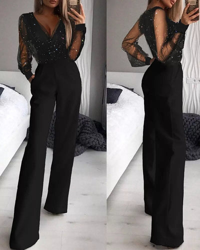W&W Mode | Stilvoller Einfarbiger Jumpsuit
