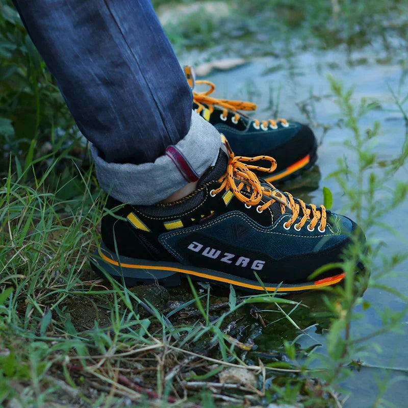 W&W Mode | Extra Robuste Wasserdichte Wanderschuhe Mit Schnürsenkeln Für Herren