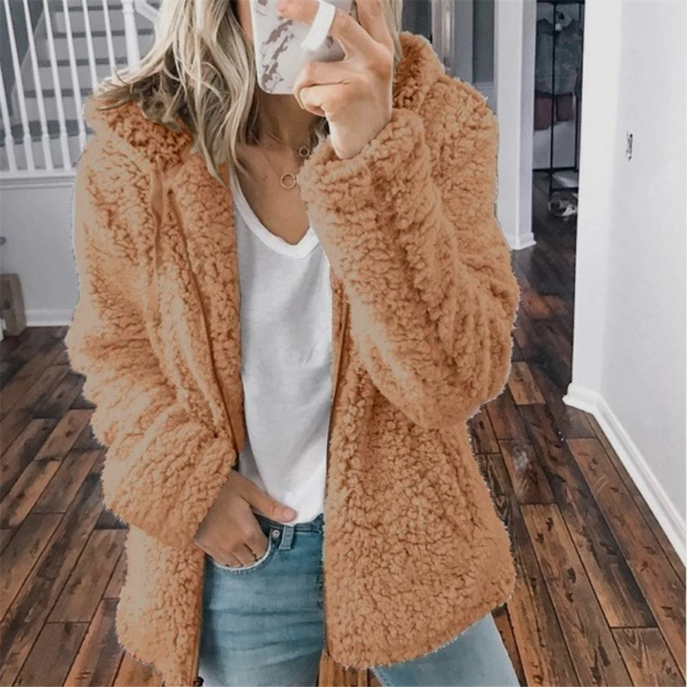 W&W Mode | Weiche Kapuzenjacke für Frauen
