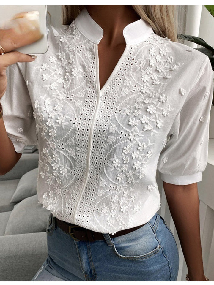 W&W Mode | Elegante Baumwollbluse Für Damen
