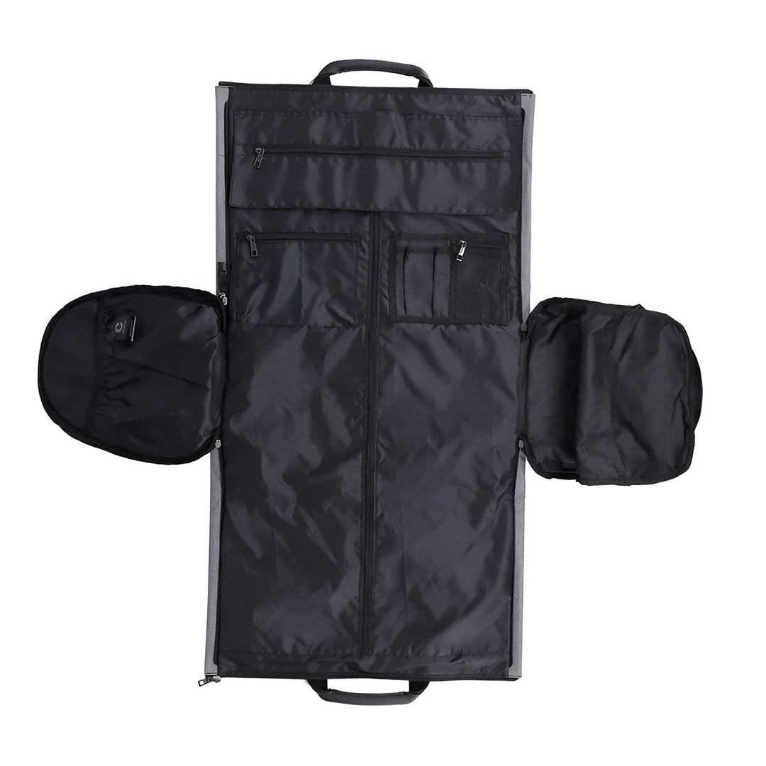 W&W Mode - Eleganter Kleiderorganizer Umhängetasche aus Vegan Leder