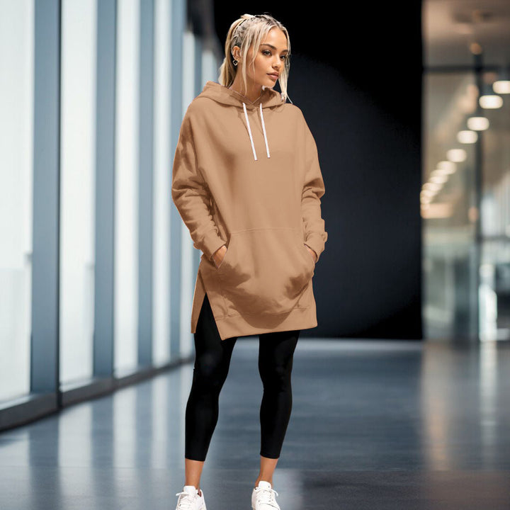 W&W Mode | Elegantes Oversized-Kleid mit Kapuze