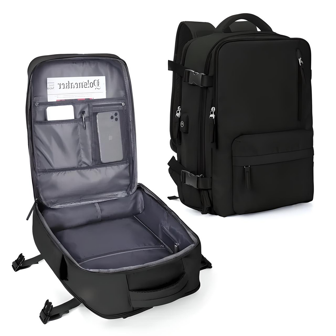 W&W Mode | Erweiterbarer Rucksack für Handgepäck