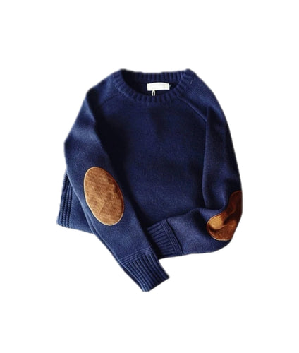 W&W Mode | Pullover mit zeitlosem Ellbogenpatch