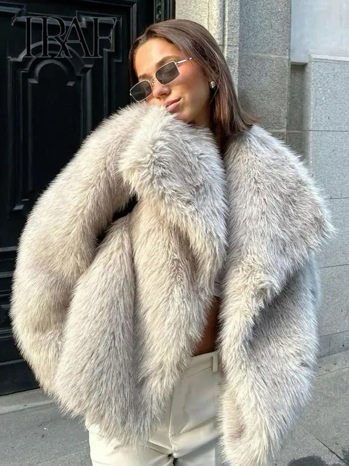 W&W Mode | Flauschige Pelzjacke Für Winter