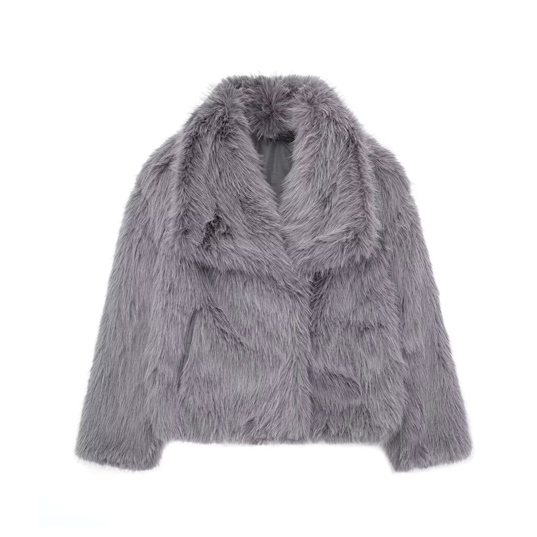 W&W Mode | Flauschige Pelzjacke Für Winter