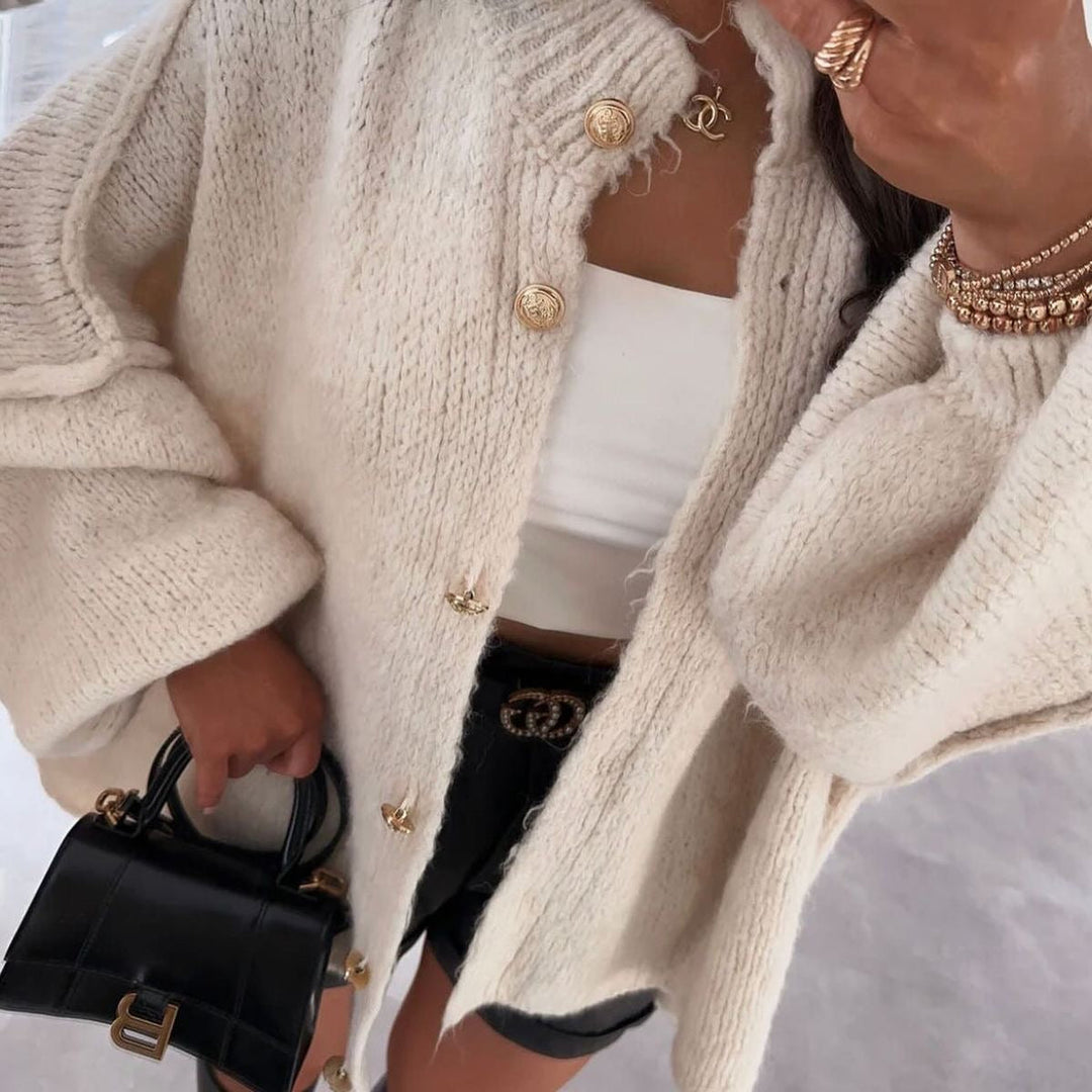 W&W Mode | Übergroßer Strickjacke Für Damen